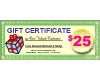 Gift Certificate - $25.00